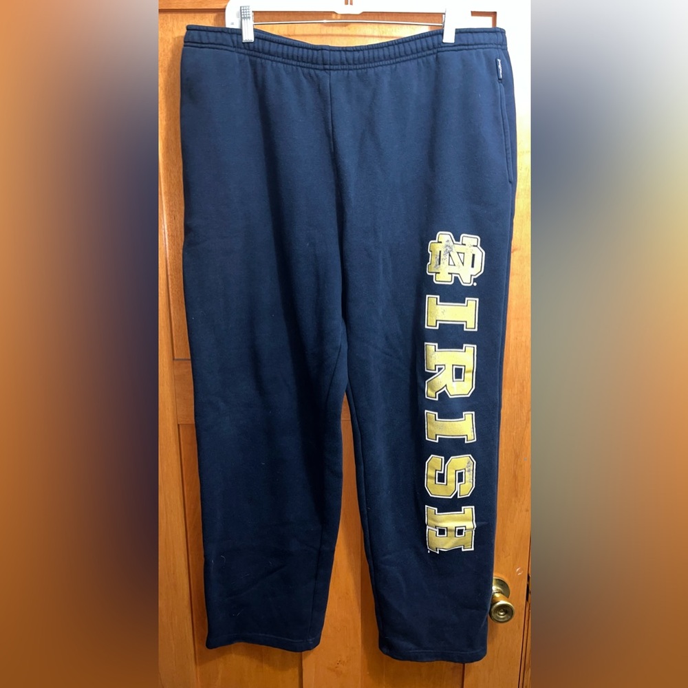 Vintage Notre Dame Irish JanSport Navy Blue Sweatpants XL